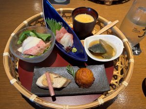 響で出てきた前菜