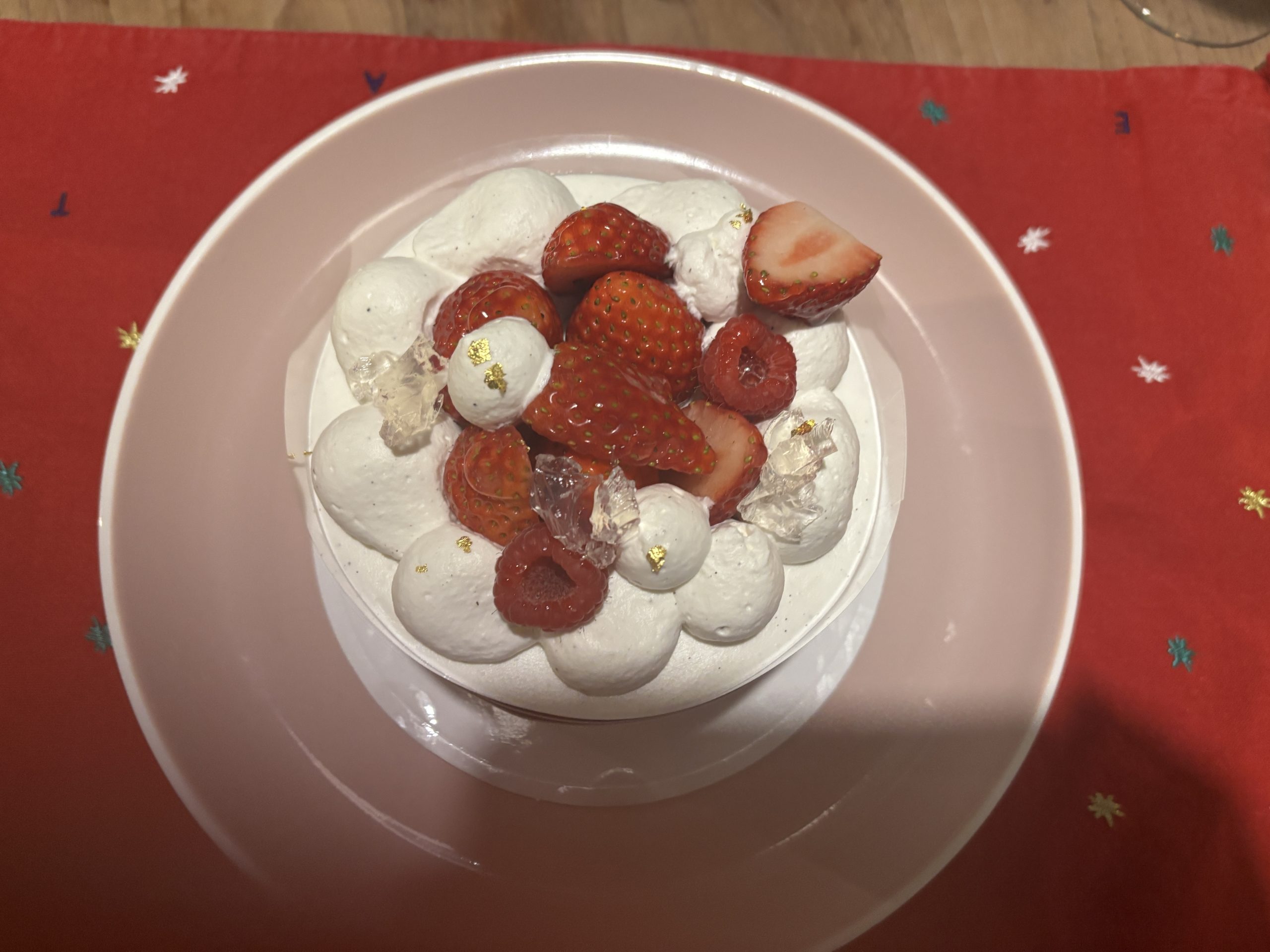 クリスマスのホールケーキ